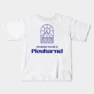 Plouharnel in pause mode - Brittany Morbihan 56 BZH Sea Kids T-Shirt